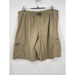 Columbia Men's Fishing Cargo Shorts XL ‎ Zipper Pockets Mesh Inside